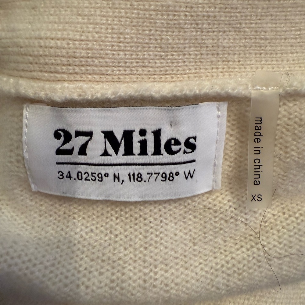 27 Miles 100% Cashmere Valentines Cardigan - Picture 8 of 9